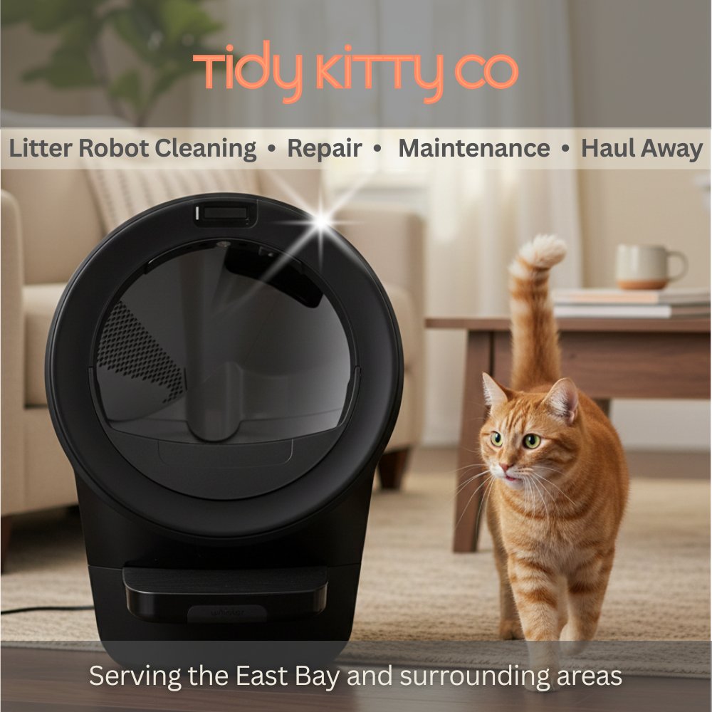 Tidy Kitty Co. Litter-Robot cleaning, repair, maintenance, and haul-away service